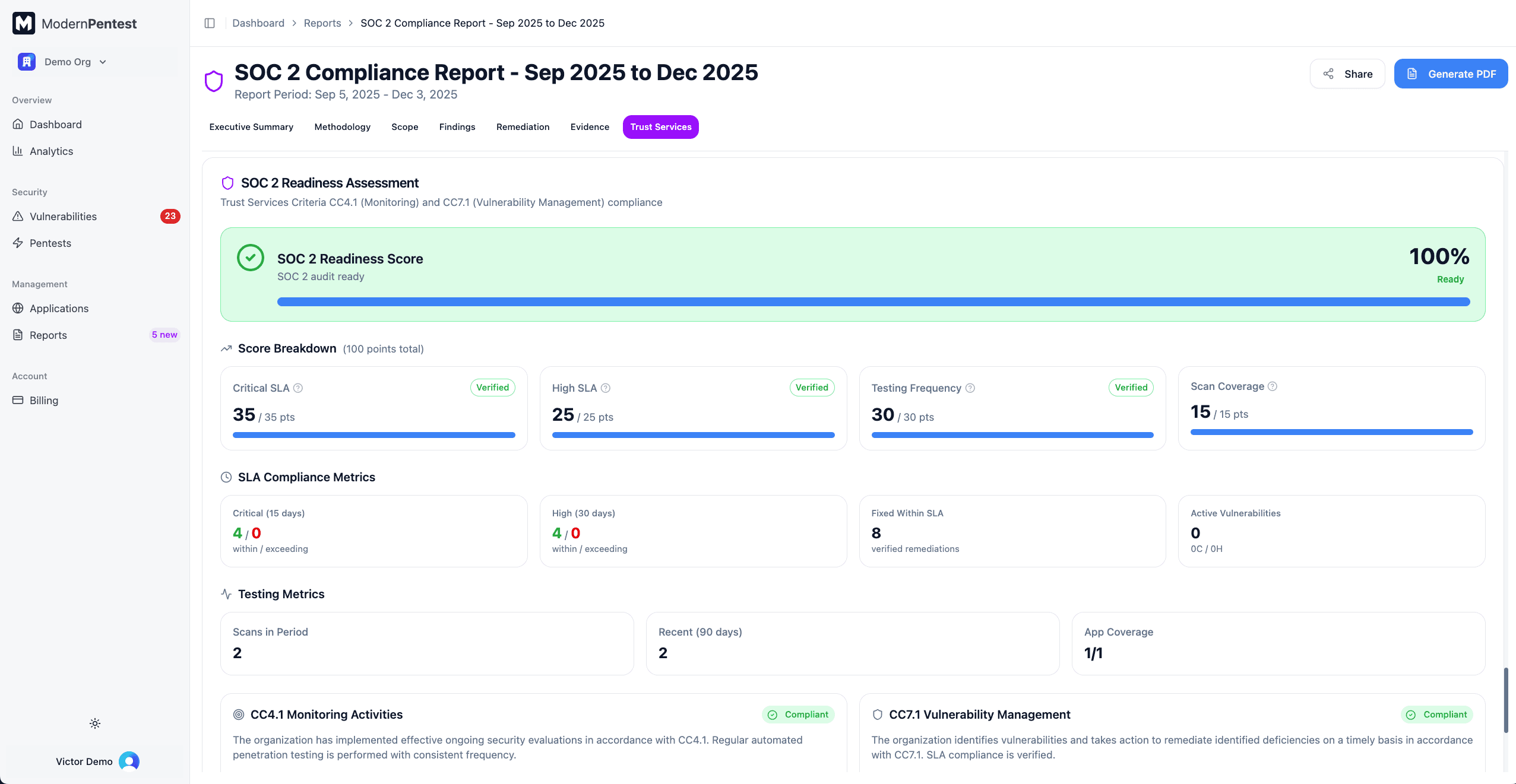 SOC 2 Readiness Assessment