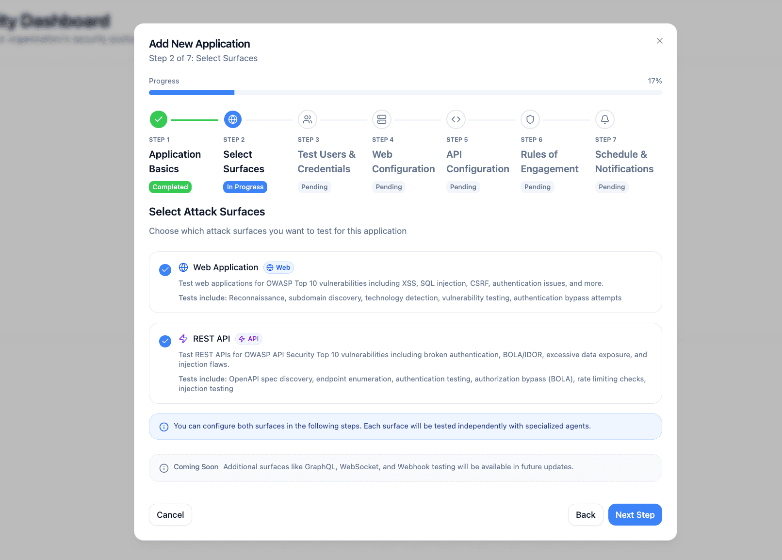 Add your application